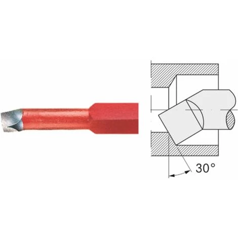 ORION Drehmeißel Innen HSSE 16x16 Mm 30 Grad Längs 1 ORION Drehmeißel Innen HSSE 16x16 Mm 30 Grad Längs