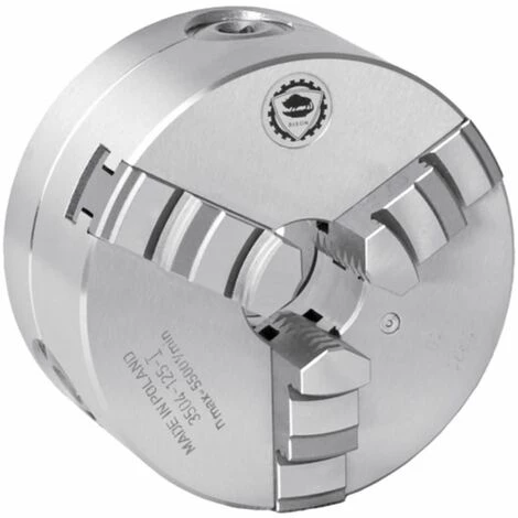 BISON Dreibackendrehfutter Guss Durchmesser 125 DIN 635 1 BISON Dreibackendrehfutter Guss Durchmesser 125 DIN 635