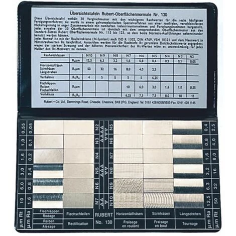 HAUSMARKE Oberflächenvergleichsmuster Satz Mit 6 Verschieden 1 HAUSMARKE Oberflächenvergleichsmuster Satz Mit 6 Verschieden