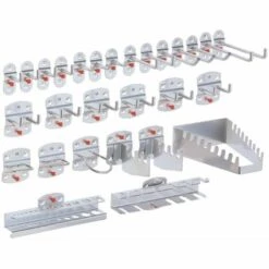 HAUSMARKE Hakensortiment 28-teilig Alufarben