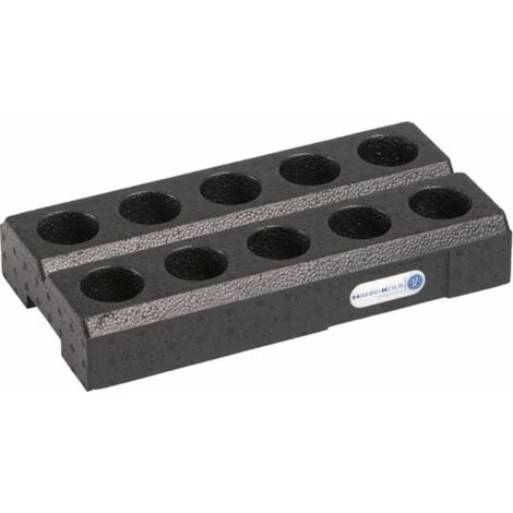 HAUSMARKE CNC-Werkzeugträger 10 Aufnahmen Für HSK 63 LxBxH 3 1 HAUSMARKE CNC-Werkzeugträger 10 Aufnahmen Für HSK 63 LxBxH 3