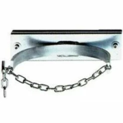 ORION Flaschenwandhalter Verzinkt Für 2x50 Liter Flaschemit Sicherungskette