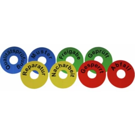 HAUSMARKE Rundsignal / Beschriftungsring Für Gitterboxen, Grün Freigabe 1 HAUSMARKE Rundsignal / Beschriftungsring Für Gitterboxen, Grün Freigabe