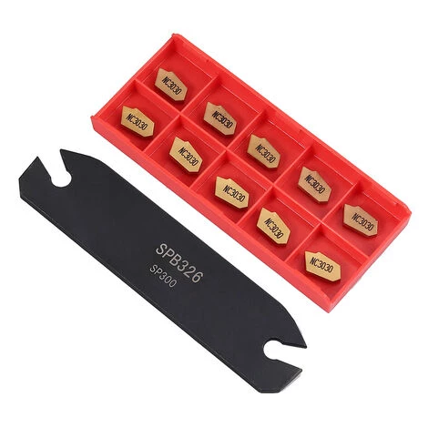 ASUPERMALL Wendeplatten Drehwerkzeug Spb26-3 26Mm Abstechen Cut-Off-Tool Mit 10 Stuck Gtn-3 Sp300 Cut Off Karbid-Einsatze 1 ASUPERMALL Wendeplatten Drehwerkzeug Spb26-3 26Mm Abstechen Cut-Off-Tool Mit 10 Stuck Gtn-3 Sp300 Cut Off Karbid-Einsatze