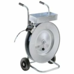 HAUSMARKE Abroller, Fahrbar, Für Stahlband, LängexBreitexHöhe 415x710x1010 Mm