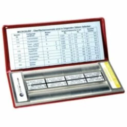 HAUSMARKE Oberflächenvergleichsmuster Stirnfräsen 321, Anzahl Vergleichsmuster 8 Stück