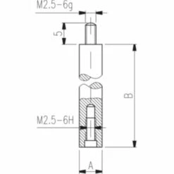 HAUSMARKE Verlängerungsstück 4 Mm Durchmesser Länge 70 Mm