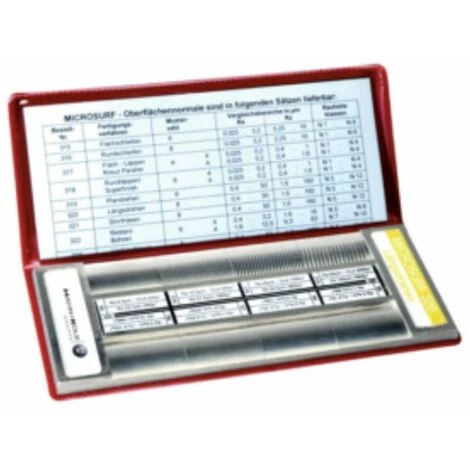 HAUSMARKE Oberflächenvergleichsmuster Längsdrehen 320, Anzahl Vergleichsmuster 8 Stück 1 HAUSMARKE Oberflächenvergleichsmuster Längsdrehen 320, Anzahl Vergleichsmuster 8 Stück