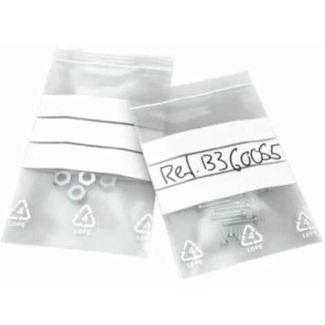 HAUSMARKE Folienbeutel Polyethylen, Druckverschluss 160x220 Mm, 1000St. 1 HAUSMARKE Folienbeutel Polyethylen, Druckverschluss 160x220 Mm, 1000St.