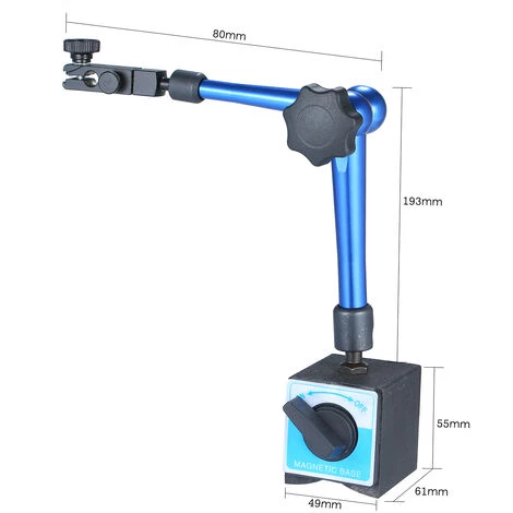 ASUPERMALL Großer Magnetischer Universaltischhalter, Hebelkomparatorhalter, Blau 5 ASUPERMALL Großer Magnetischer Universaltischhalter, Hebelkomparatorhalter, Blau - Image 5