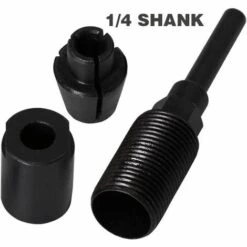 LITZEE Router Spannzangenverlängerung Fräserbohrkronenverlängerung & Trimmen Schneiden Gravur Maschinenverlängerung Holzbearbeitungsfutterhalter Fräser (1/4 Schaft) -Deutschland Drechselbänke & Zubehör Verkaufs-Shop 28932855 3
