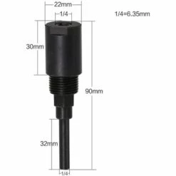 LITZEE Router Spannzangenverlängerung Fräser Bit Spannzangenverlängerung & Trimmen Schneiden Gravur Maschinenverlängerung Holzbearbeitungsfutterhalter Fräser (1/4 Schaft + 8 MM Schaft + 1/2 Schaft) -Deutschland Drechselbänke & Zubehör Verkaufs-Shop 28933139 5