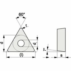 PROMAT Wendeschneidplatte (TCMT16T304-M UNI / Inhalt: 10 Stück) - 4000858849 -Deutschland Drechselbänke & Zubehör Verkaufs-Shop 30635508 3
