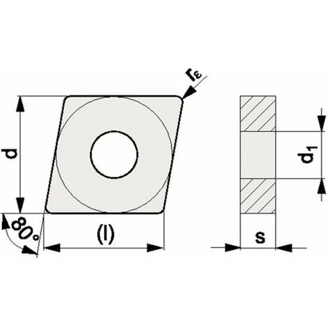 PROMAT Wendeschneidplatte (CNKG120408-AL ALU / Inhalt: 10 Stück) - 4000858993 3 PROMAT Wendeschneidplatte (CNKG120408-AL ALU / Inhalt: 10 Stück) - 4000858993 - Image 3