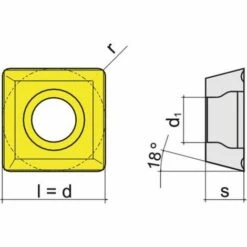 PROMAT Wendeschneidplatte (SOMT09T304M PMK40 / Inhalt: 10 Stück) - 4000859095 -Deutschland Drechselbänke & Zubehör Verkaufs-Shop 30635751 3