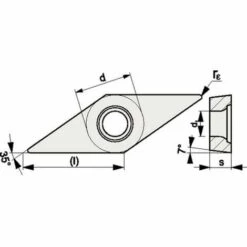 PROMAT Wendeschneidplatte (VCGT110302-AL N20 / Inhalt: 10 Stück) - 6480005233 -Deutschland Drechselbänke & Zubehör Verkaufs-Shop 30639343 3