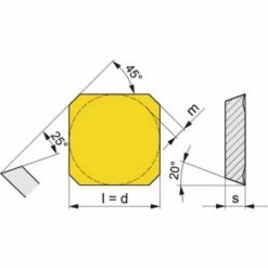 PROMAT Wendeschneidplatte (SEER1203AFSN-R PMK30 / Inhalt: 10 Stück) - 6480008694 6 PROMAT Wendeschneidplatte (SEER1203AFSN-R PMK30 / Inhalt: 10 Stück) - 6480008694 -Deutschland Drechselbänke & Zubehör Verkaufs-Shop 30639395 3