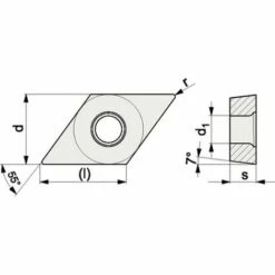 PROMAT Wendeschneidplatte (DNMG150608-R PMK35 / Inhalt: 10 Stück) - 6480012981 -Deutschland Drechselbänke & Zubehör Verkaufs-Shop 30639464 3