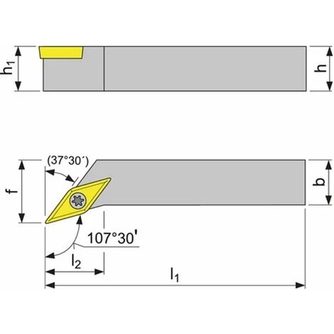 PROMAT Klemmdrehhalter (SVHCR2020K16 / Rechts Vernickelt) - 6484000823 3 PROMAT Klemmdrehhalter (SVHCR2020K16 / Rechts Vernickelt) - 6484000823 - Image 3