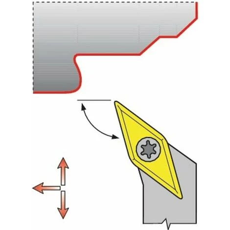 PROMAT Klemmdrehhalter (SVHCR2020K16 / Rechts Vernickelt) - 6484000823 4 PROMAT Klemmdrehhalter (SVHCR2020K16 / Rechts Vernickelt) - 6484000823 - Image 4