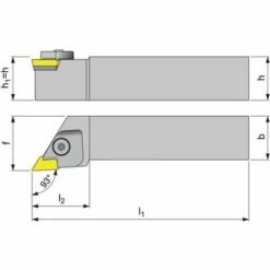 PROMAT Klemmdrehhalter (CKJNL2525M16 / Links Vernickelt) - 6484001304 -Deutschland Drechselbänke & Zubehör Verkaufs-Shop 30639569 3