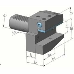 PROMAT Radialwerkzeughalter (VDI30 / Links) - 4000833647 6 PROMAT Radialwerkzeughalter (VDI30 / Links) - 4000833647 -Deutschland Drechselbänke & Zubehör Verkaufs-Shop 30641988 3