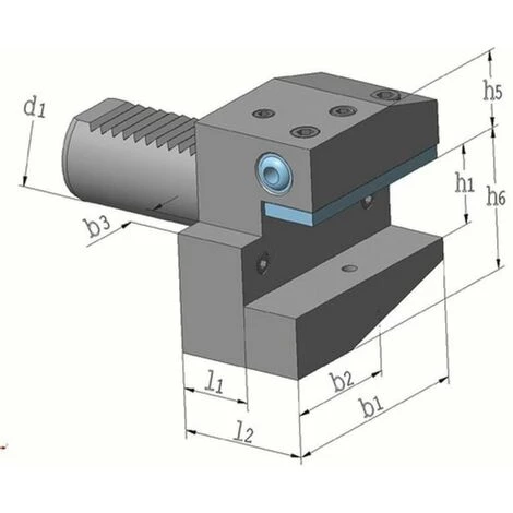 PROMAT Radialwerkzeughalter (VDI30 / Links) - 4000833647 3 PROMAT Radialwerkzeughalter (VDI30 / Links) - 4000833647 - Image 3