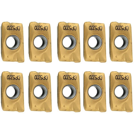 ASUPERMALL 10 Stuck Hartmetallfraseinsatze Apmt1604 Pder Dp5320 25R0.8 Tool + Cle 4 ASUPERMALL 10 Stuck Hartmetallfraseinsatze Apmt1604 Pder Dp5320 25R0.8 Tool + Cle - Image 4