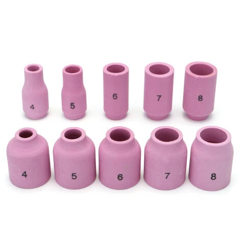 ASUPERMALL 49Pcs Stubby Tig Schweißgasbrenner Target # 10 Pyrex Glass Cup Kit Fur Wp-17/18/26 4 ASUPERMALL 49Pcs Stubby Tig Schweißgasbrenner Target # 10 Pyrex Glass Cup Kit Fur Wp-17/18/26 - Image 4