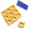 MANTA 10 Stück CCMT060204-HM YBC251 Hartmetalleinsatz Drehmaschine Titanbeschichtetes Hartmetall