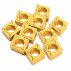 MANTA 10 Stück CCMT060204-HM YBC251 Hartmetalleinsatz Drehmaschine Titanbeschichtetes Hartmetall -Deutschland Drechselbänke & Zubehör Verkaufs-Shop 32661982 3