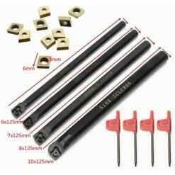 MOHOO CCMT060204-HM 6/7/8/10mm Wendeschneidplatten SCLCR06 Drehbank Bohrstangenschlüssel Drehwerkzeughalter 9 MOHOO CCMT060204-HM 6/7/8/10mm Wendeschneidplatten SCLCR06 Drehbank Bohrstangenschlüssel Drehwerkzeughalter -Deutschland Drechselbänke & Zubehör Verkaufs-Shop 36863882 5