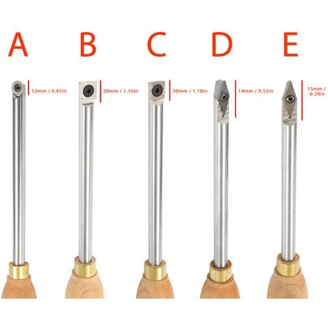HAPPYSHOPPING Legierter Stahl Drehmaschine Holzdrehwerkzeug Hartmetalleinsatz Schraubenschlüssel Werkzeuge Vierkantschaft Mit Holzgriff Holzbearbeitungswerkzeug,Modell-5 5 HAPPYSHOPPING Legierter Stahl Drehmaschine Holzdrehwerkzeug Hartmetalleinsatz Schraubenschlüssel Werkzeuge Vierkantschaft Mit Holzgriff Holzbearbeitungswerkzeug,Modell-5 - Image 5