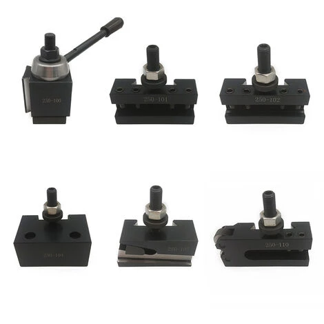 HAPPYSHOPPING 250 Cuniform Typ Quick Change Werkzeughalter Werkzeughalter Stahl Werkzeugauflage,Modell-3 3 HAPPYSHOPPING 250 Cuniform Typ Quick Change Werkzeughalter Werkzeughalter Stahl Werkzeugauflage,Modell-3 - Image 3