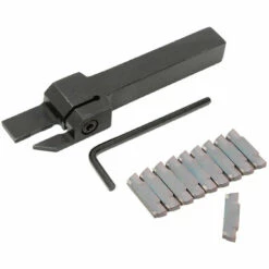 HAPPYSHOPPING MGEHR1212-3 Drehmaschine Abstech-Stechwerkzeughalter + MGMN300 Wendeschneidplatten + Schraubenschlüssel,Mehrfarbig