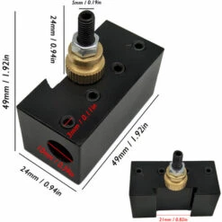 HAPPYSHOPPING Mini-Drehmaschine Trennmesser-Werkzeughalter Für Schnellwechsel-Werkzeughalter,Modell-3 -Deutschland Drechselbänke & Zubehör Verkaufs-Shop 37414021 5