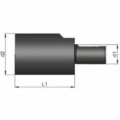 EROGLU Werkzeughalter-Rohling A2 - 40x320 Rund