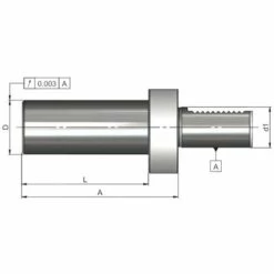 EROGLU Kontrolldorn VDI 25 40 X 150 Mm