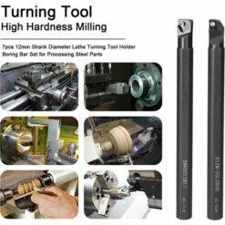 ASUPERMALL 7pcs 12mm Schaftdurchmesser Drehbank-Bohrstangen-Einsatz-Set Fur Die Bearbeitung Von Stahlteilen 7 ASUPERMALL 7pcs 12mm Schaftdurchmesser Drehbank-Bohrstangen-Einsatz-Set Fur Die Bearbeitung Von Stahlteilen -Deutschland Drechselbänke & Zubehör Verkaufs-Shop 38889042 3
