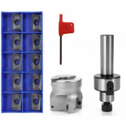 HAPPYSHOPPING C3/4-FMB22 Zylinderschaft-Verlängerungsstange 400R-50-22 Stirnfräser Mit 10PCS APMT1604 Einsätzen Schraubenschlüssel CNC-Werkzeug,Mehrfarbig -Deutschland Drechselbänke & Zubehör Verkaufs-Shop 39709067 3