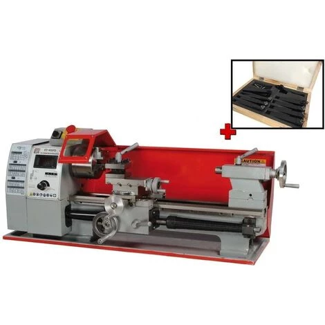 METALLDREHBANK VARIABLE GESCHWINDIGKEIT HOLZMANN ED400FD + DREHSTAHL SATZ 9TLG10 1 METALLDREHBANK VARIABLE GESCHWINDIGKEIT HOLZMANN ED400FD + DREHSTAHL SATZ 9TLG10