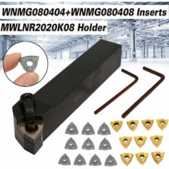 KINGSO 10PCS / Box WNMG080404 Hartmetalleinsatz Klingeneinsatz -Deutschland Drechselbänke & Zubehör Verkaufs-Shop 41559865 4