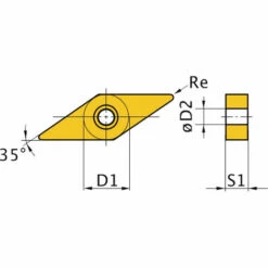 Optimum HM-Ersatzwendeplatten ISO VNMG160408, 3441701