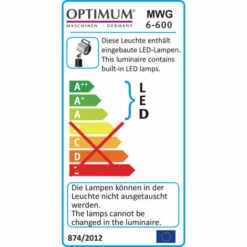 Optimum LED Maschinen- Und Werkstattleuchte MWG 6-600, 3351052