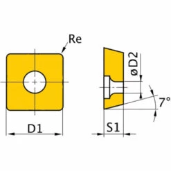 Optimum HM-Ersatzwendeplatten ISO SCMT09T304, 3441763