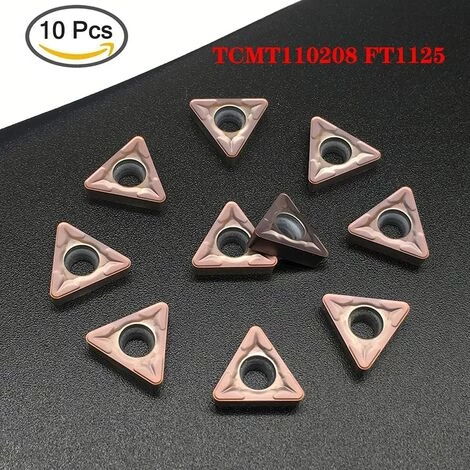 ECHOO 10 Stück Hochwertiger Drehschneider TCMT110208 FT1125 Hartmetalleinsätze Dreheinsätze CNC-Drehwerkzeug Für Edelstähle, Tcmt110208 Ft1125 1 ECHOO 10 Stück Hochwertiger Drehschneider TCMT110208 FT1125 Hartmetalleinsätze Dreheinsätze CNC-Drehwerkzeug Für Edelstähle, Tcmt110208 Ft1125