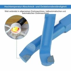 DEVENIRRICHE 11-teiliges Drehwerkzeug-Set, Hartmetall-Drehstahl-Set, Metall-Drehwerkzeuge Mit Holzkoffer, Rotierende Hartmetallspitze Zum Drehen Für 8 X 8 Mm Fräsdrehen -Deutschland Drechselbänke & Zubehör Verkaufs-Shop 50913472 3