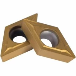 TINOR 10pcs Diamantform Hartmetall-Einsatzschneider Für Regelmäßige Edelstahl-Maschinen-Drehmaschine Fräswerkzeug Außengewindeschneiden Mit Fall DCMT070204 7*13mm