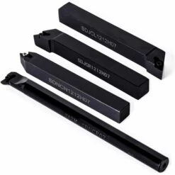 TINOR 10 Tlg DCMT0702 Hartmetalleinsätze + 4 Tlg 12mm S12M-SDUCR07 / SDNCN1212H07 / SDJCL1212H07 / SDJCR1212H07 Bohrstangen + 4 Tlg Schlüssel-Drehmaschine -Deutschland Drechselbänke & Zubehör Verkaufs-Shop 56761584 5