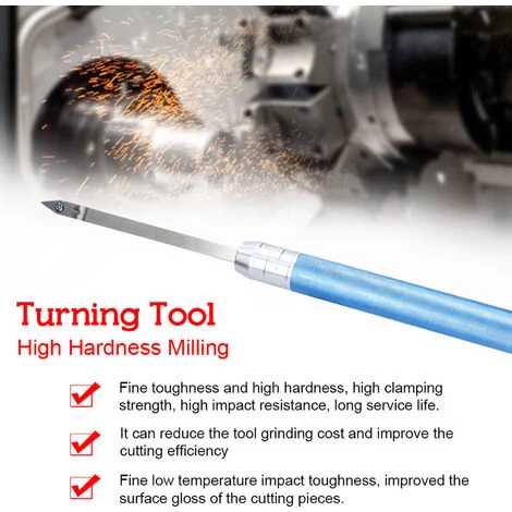 HAPPYSHOPPING 12 Teile / Satz Hohe Härte Metall Drehmaschine Drehwerkzeug Kit Bohrstangenhalter Set Für Die Verarbeitung Von Stahlteilen Handholzbearbeitungswerkzeug 3 HAPPYSHOPPING 12 Teile / Satz Hohe Härte Metall Drehmaschine Drehwerkzeug Kit Bohrstangenhalter Set Für Die Verarbeitung Von Stahlteilen Handholzbearbeitungswerkzeug - Image 3